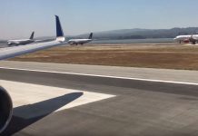 REJECTED TAKEOFF! United 757-200 RWY 28L at SFO