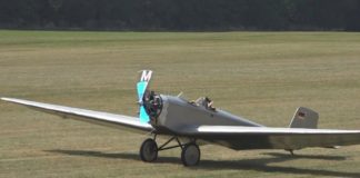 BMW LED Logo on Propeller Aircraft