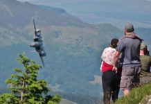 USAF F-15 Low Level in the Mach Loop US Air Force USAF F-15 Low Level in the Mach Loop