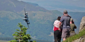 USAF F-15 Low Level in the Mach Loop US Air Force USAF F-15 Low Level in the Mach Loop