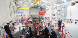 Aircraft Engine Assembly Timelapse