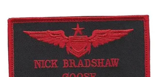 The Best & Funniest Pilot Callsigns: 100+ Creative Ideas & Explanations Pilot callsign patch for Nick Bradshaw "Goose" from Top Gun movie, a creative and iconic aviation callsign.