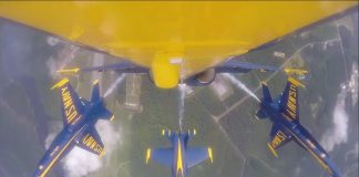 Blue Angels Vertical Break Lookback Footage
