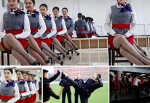Chinese Flight Attendant Training Is Like a Charm School Boot Camp. . .