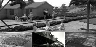 A fake rooftop town built to hide Boeing’s factory from Japanese air strikes
