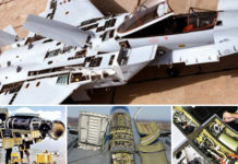 Aircraft With Access and Inspection Panels Open