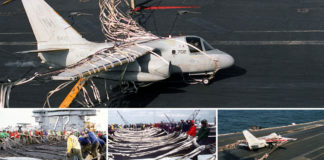 Troubled Navy Jet’s Last Hope – Carrier’s Crash Barricades