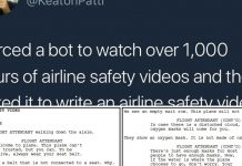 ‘Bot’ Tries To Write An Airline Safety Video