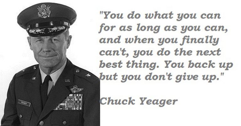 TOP 25 Chuck Yeager Quotes - Aviation Humor