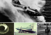 Is it a fancy jet-ski? Nope, it’s the world’s only supersonic seaplane.