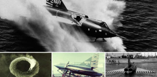 Is it a fancy jet-ski? Nope, it’s the world’s only supersonic seaplane.