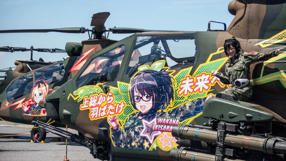 Japanese Helicopters With Manga Girls! Exactly What You Would Expect