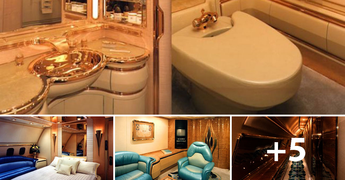 A Look Inside Sultan Of Brunei S Private Jet Nicknamed The