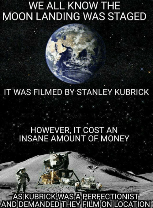 humor on the moon landing