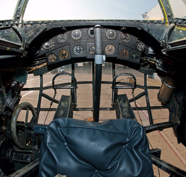 Vought V-173 Flying Pancake cockpit