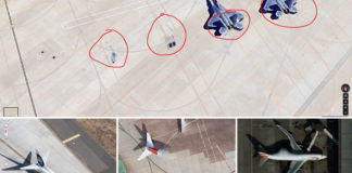 Comical Google Maps Glitches With Airplanes Comical Google Maps Glitches With Airplanes