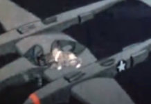 WWII Cartoon Showing How to Bail Out of the P-38 Lightning