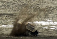 A-10 Warthogs Target Practice On Humvees