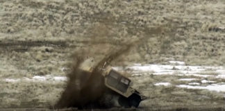 A-10 Warthogs Target Practice On Humvees