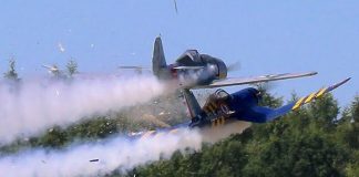 Two Huge RC Aircraft Collide Spectacularly Midair During Airshow Two Huge RC Aircraft Collide Spectacularly Midair During Airshow