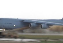 Scariest C-5 Galaxy Takeoff Scariest C-5 Galaxy Airplane Takeoff