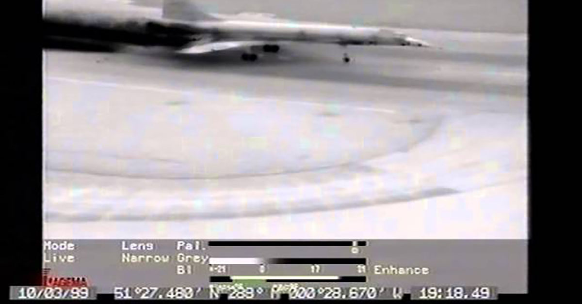 Thermal footage of Concorde take-off from Heathrow airport - Aviation Humor