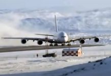Airbus A380 Arctic Takeoff – Bone-Chilling Cold Weather Test