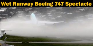 Awesome Boeing 747 Wet Runway Takeoff From Princess Juliana Int’l Airport Awesome Boeing 747 Wet Runway Takeoff From Princess Juliana Int'l Airport