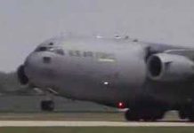 USAF C-17 Globemaster III Reverse Thrust Demonstration… C-17 Reverse Thrust