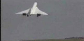 Concorde Crosswind Landing, Last Minute Go Around.