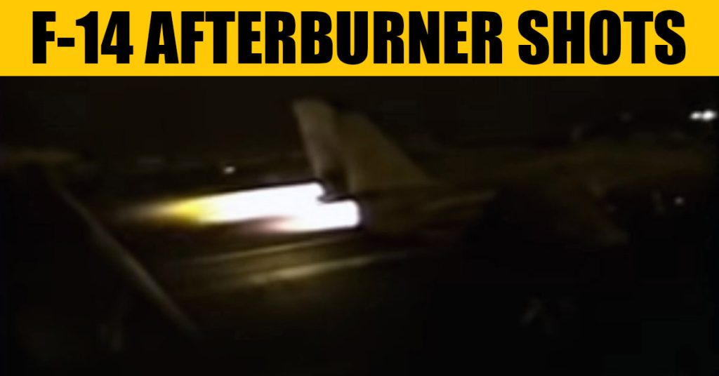 F-14 and F/A-18 Aircraft Carrier Night Cat Shots