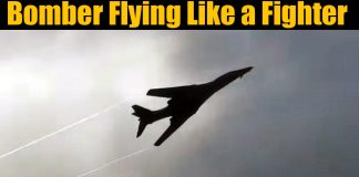 B-1B Bomber Performs Double Aileron Roll B-1B Bomber Performs Double Aileron Roll Avgeeks