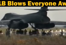B-1B Lancer Blows Away The Spotters B-1B Lancer Blows Away The Spotters