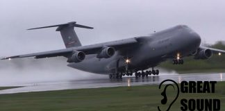 Amazing C-5 Galaxy Screaming Takeoff!!!