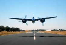 Grumman F-7F Tigercat Airplane Low Pass! Warbird With A Wicked Sound. Grumman F-7F Tigercat Airplane Low Pass