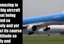 KLM pilot skillfully lands a Boeing 777 at Amsterdam’s Schiphol Airport during a violent storm KLM pilot skillfully lands a Boeing 777 at Amsterdam’s Schiphol Airport during a violent storm