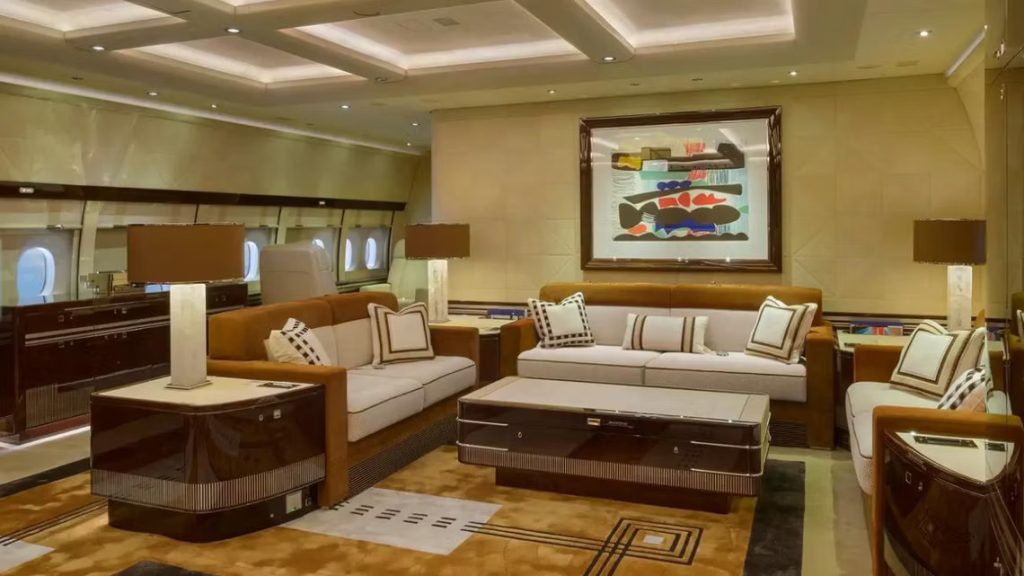 The Boeing 747-8I redefines the concept of luxury travel and is the largest private jet globally.