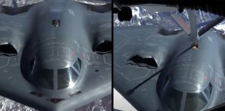 B-2 Spirit’s rotating fuel receptacle B-2 Spirit's rotating fuel receptacle