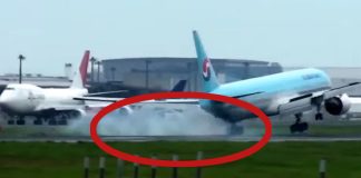 Boeing 777 Pretty Dicey Landing Boeing 777 Pretty Dicey Landing