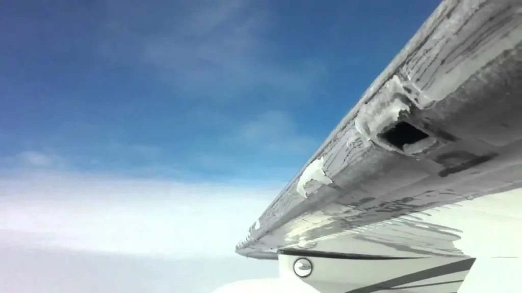 deicing boots on a Cessna 210