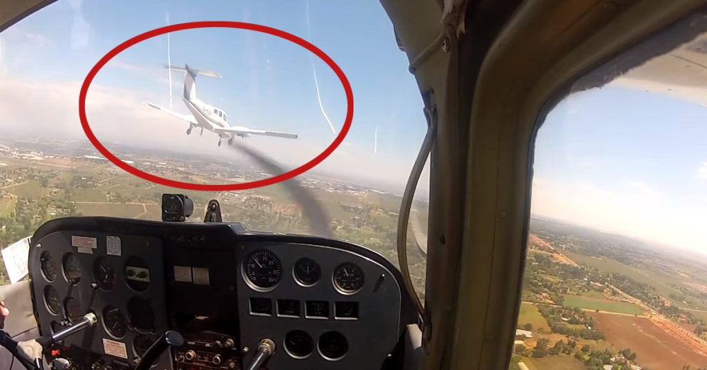 aircraft midair collision avoided