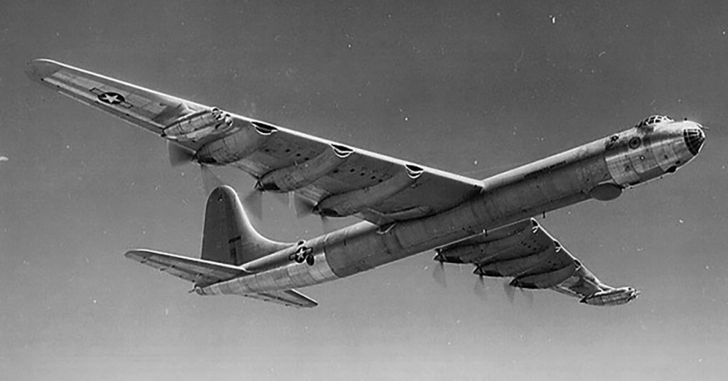 USAF B-36 Peacemaker Takeoff Sound