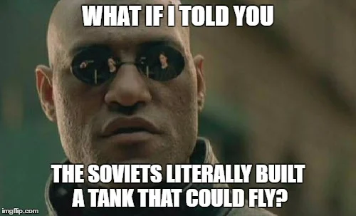 flying tank meme