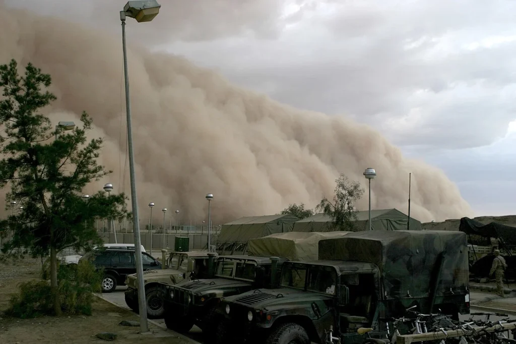 Can Aircraft Really Fly Through a Dust Storm